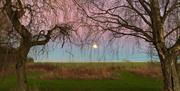 Sunset at Keepers Cottage in Ivegill, Cumbria