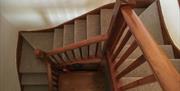 Interior Stairs at Keepers Cottage in Ivegill, Cumbria