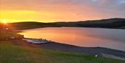 Killington Lake at sunset