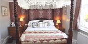 Four-poster Bed at Kirkwood Guest House in Windermere, Lake District