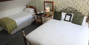 Family Bedroom at Kirkwood Guest House in Windermere, Lake District