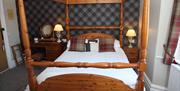 Four-poster Bed at Kirkwood Guest House in Windermere, Lake District