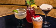Drinks from Inn on the Square in Keswick, Lake District