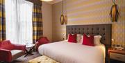 Double bedroom at Inn on the Square in Keswick, Lake District