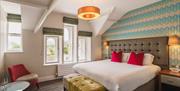 Double bedroom at Inn on the Square in Keswick, Lake District