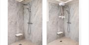 Accessible Shower at Rose Cottage by Lakes For All in Penrith, Cumbria