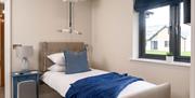 Accessible Bedroom with Hoist at Rose Cottage by Lakes For All in Penrith, Cumbria