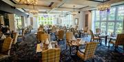 Seating and Layout at The Dining Room at Lindeth Howe in Bowness-on-Windermere, Lake District