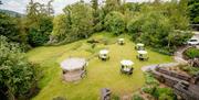 Outside Seating and Gazebo at Lindeth Howe in Bowness-on-Windermere, Lake District