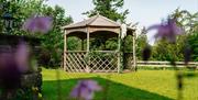 Gazebo Decorated for a Wedding at Lindeth Howe in Bowness-on-Windermere, Lake District