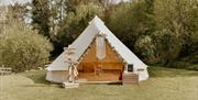 Tipi and Decor for a Wedding at Lindeth Howe in Bowness-on-Windermere, Lake District