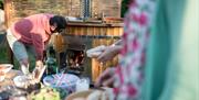 Wood Fired Hot Tubs and Barbeques at Long Valley Yurts, Witherslack, Lake District