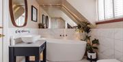 Bathroom at Loughrigg Cottage in Clappersgate, Lake District