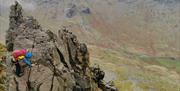 Climbing with Lake District Adventuring in the Lake District, Cumbria