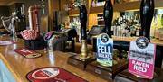 Bar at Lake District Castle Inn in Bassenthwaite, Lake District