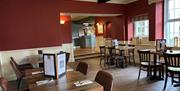 Dining Room Seating at Lake District Castle Inn in Bassenthwaite, Lake District
