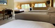 Family Bedroom at Lake District Castle Inn in Bassenthwaite, Lake District