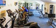 Gym at Lake District Castle Inn in Bassenthwaite, Lake District