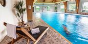 Swimming Pool at Lake District Castle Inn in Bassenthwaite, Lake District