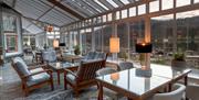 Conservatory Seating and Dining at Lakeside Hotel & Spa in Newby Bridge, Lake District