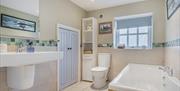 Bathroom at Lands End Cottage in the Lake District, Cumbria