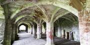 Interior Arches at Lanercost Priory near Brampton, Cumbria