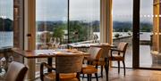 Dining Room with Lake Views at Langdale Chase Hotel in Windermere, Lake District