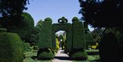 World's oldest topiary gardens at Levens Hall & Gardens in Levens, Cumbria