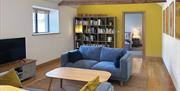 Lounge area at The Barn at Linden Farm House in Langwathby, Cumbria