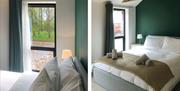 Double bedroom at The Barn at Linden Farm House in Langwathby, Cumbria