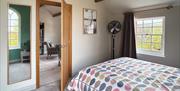 Double bedroom at The Cottage at Linden Farm House in Langwathby, Cumbria