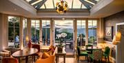 Bar & Conservatory at Linthwaite House in Bowness-on-Windermere, Lake District