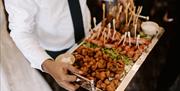 Wedding Canapes at Low Wood Bay Resort & Spa in Windermere, Lake District