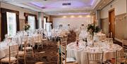 Wedding Breakfast Tables at Low Wood Bay Resort & Spa in Windermere, Lake District