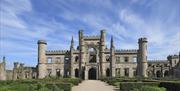 View of the Front of Lowther Castle & Gardens in Lowther, Lake District