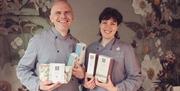 Gareth and Claire from Pure Lakes Handmade Natural Skincare