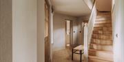 Stairwell in the House at Meadow Brow Estate in Grasmere, Lake District