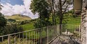 Balcony with a view in The Lion at Meadow Brow Estate in Grasmere, Lake District