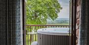 Hot Tubs at Monkhouse Hill Cottages near Caldbeck, Cumbria