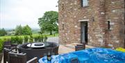 Hot Tubs at Monkhouse Hill Cottages near Caldbeck, Cumbria