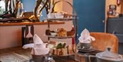 Afternoon Tea Spread at Crooklands Hotel in Milnthorpe, Cumbria