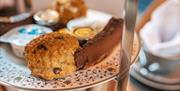 Afternoon Tea Spread at Crooklands Hotel in Milnthorpe, Cumbria