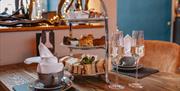 Afternoon Tea Spread at Crooklands Hotel in Milnthorpe, Cumbria