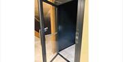 Elevator at Moss Foot Holiday Home in Firbank, Cumbria