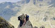 Rock Climbing on Family Adventure Days with Mountain Journeys in the Lake District, Cumbria