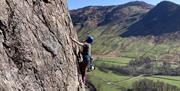 Rock Climbing with Mountain Journeys in the Lake District, Cumbria