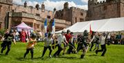 Medieval Event at Muncaster Castle & Gardens in Ravenglass, Cumbria