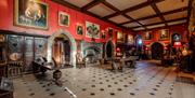 Great Hall at Muncaster Castle & Gardens in Ravenglass, Cumbria