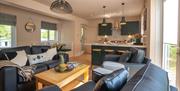 living Area in Haverthwaite Cottage at Newby Bridge Country Caravan Park in Newby Bridge, Lake District