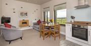 Dining and Living Space in Grizedale View at Near Howe Cottages in the Lake District, Cumbria